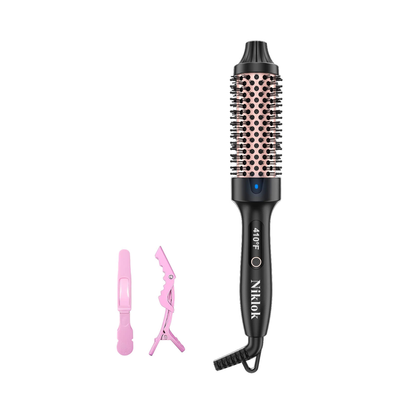 Sleek Thermal Brush styling tool replaces curling iron and hair brush; 1.5-inch ceramic barrel for frizz-free volume. Sleek Thermal Brush styling tool replaces curling iron and hair brush; 1.5-inch ceramic barrel for frizz-free volume.
