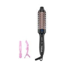 Sleek Thermal Brush styling tool replaces curling iron and hair brush; 1.5-inch ceramic barrel for frizz-free volume. Sleek Thermal Brush styling tool replaces curling iron and hair brush; 1.5-inch ceramic barrel for frizz-free volume.