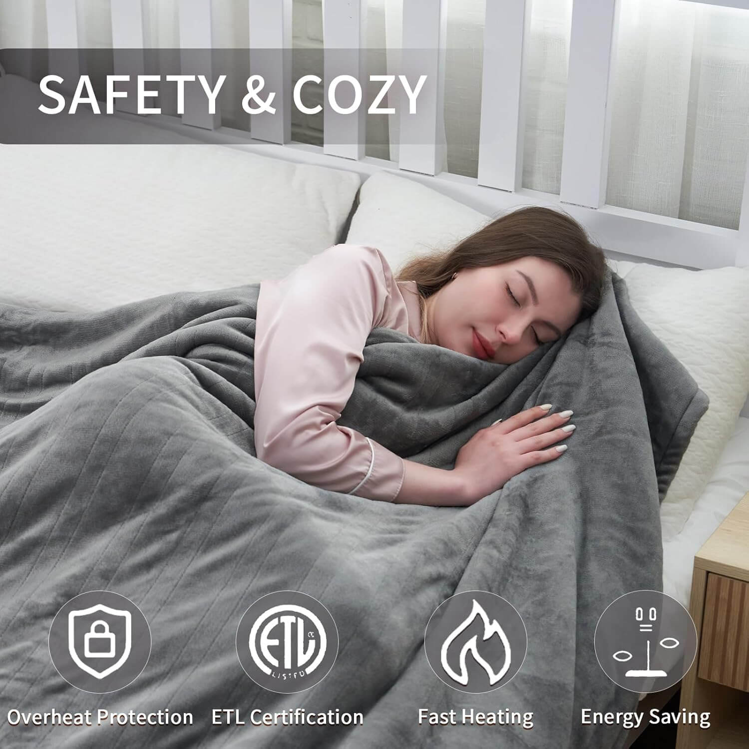 Niklok®Electric Heated Blanket - Niklok | Effortless Tech Living