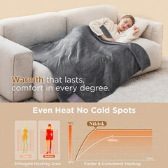 Niklok®Electric Heated Blanket - Niklok | Effortless Tech Living